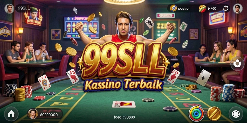 Tampilan gameplay menarik dari 99SLL dengan berbagai jenis permainan Kasino.