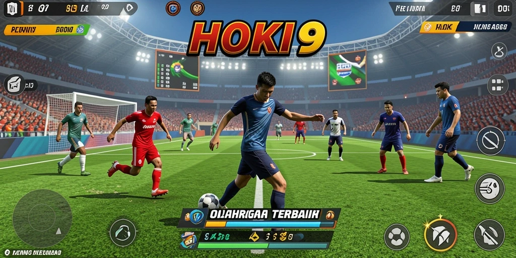 Tampilan menarik dari gameplay yang mendebarkan di HOKI9.