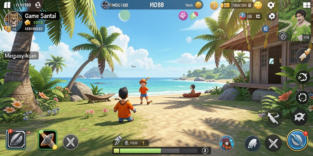 Tampilan menarik gameplay MDG188 yang menyenangkan dan santai.