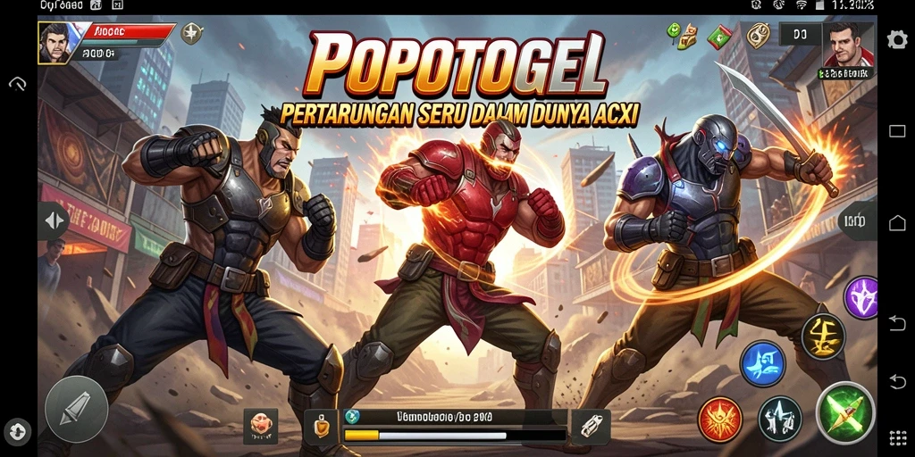 Tangkapan layar menampilkan aksi seru dalam game POPOTOGEL.