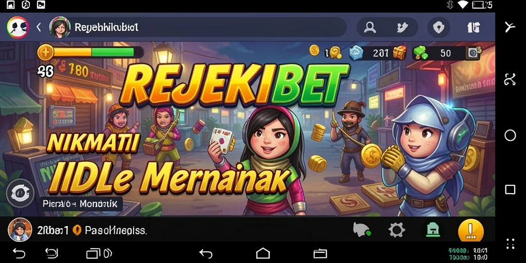 Tampilan gameplay menarik di REJEKIBET dengan elemen Idle yang memikat.