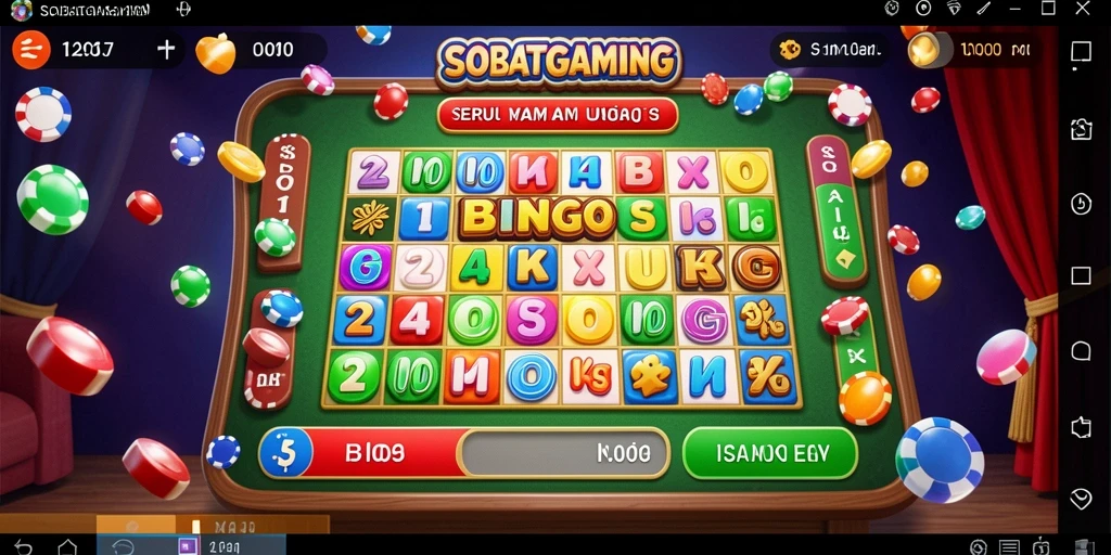Screenshot gameplay <strong>SOBATGAMING</strong> menampilkan keseruan permainan bingo.