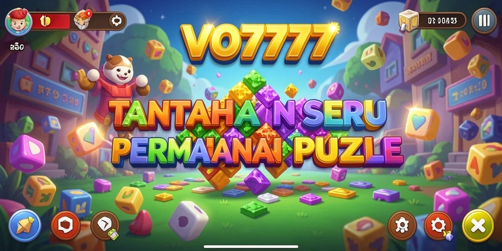 Tampilan menawan dari gameplay puzzle yang seru di VO777.